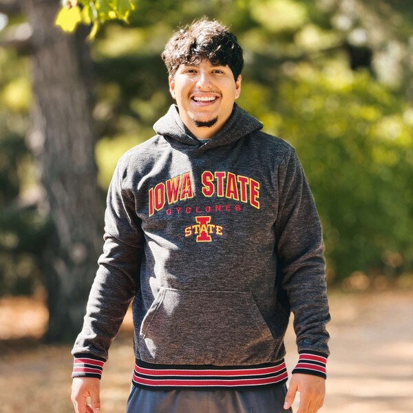 Colosseum I-State Charcoal Fleece Hoodie